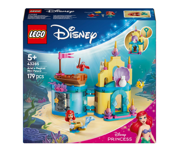 LEGO DISNEY 43285 Magiczny minipałac Arielki - 1473478 - zdjęcie